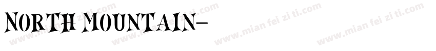 North Mountain字体转换